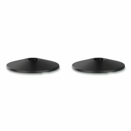 TATCO PRODUCTS Tatco, ADJUSTA-TAPE CROWD CONTROL BASE ONLY, STEEL, 14in DEEP, BLACK, 2PK 11711